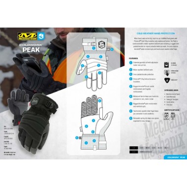 Зимние перчатки Mechanix ColdWork Peak