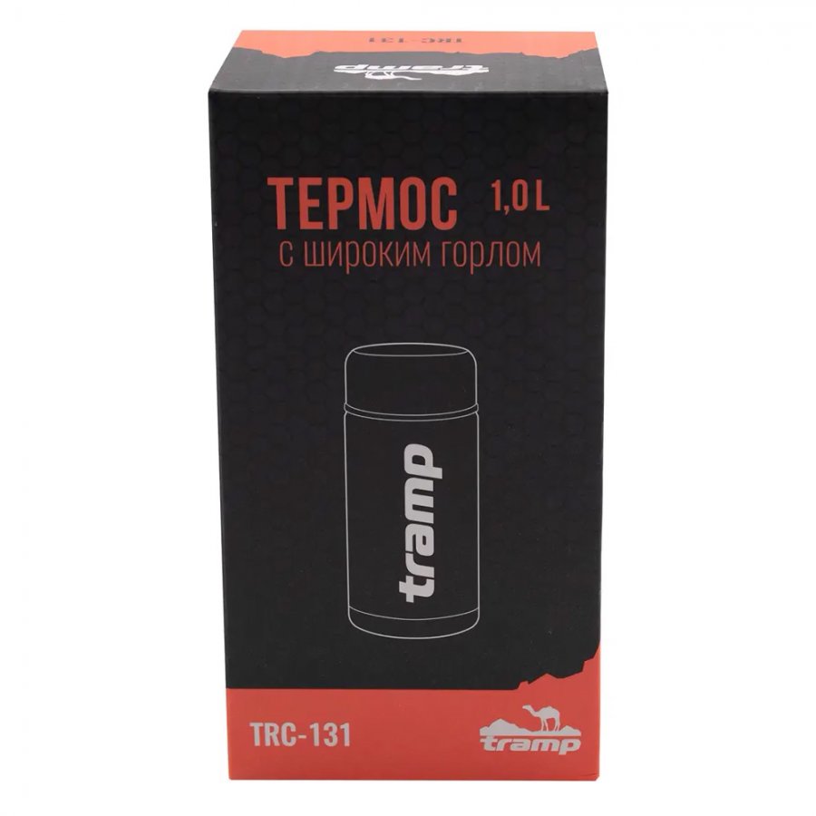 Tramp термос с широким горлом 1л (Серый)