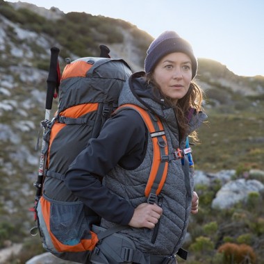 Рюкзак туристический NATUREHIKE Tanfeng, 70+5L, 75х33х27см, оранжевый