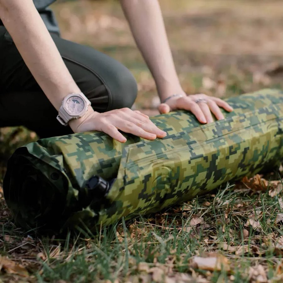 Tramp ковер самонадувающийся Connect Camo 5 cm (185*65*5 см)
