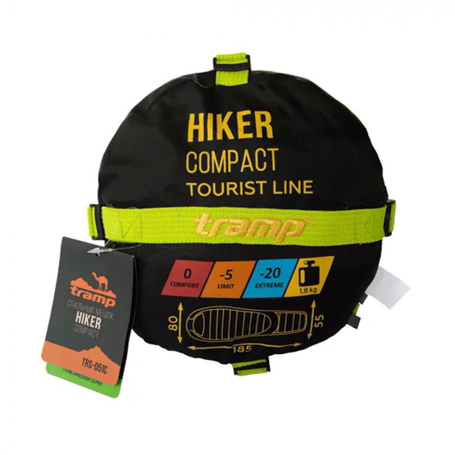 Tramp мешок спальный  Hiker Compact (правый)