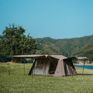Палатка NATUREHIKE Village 13 Automatic, 4-6 местн., коричневая