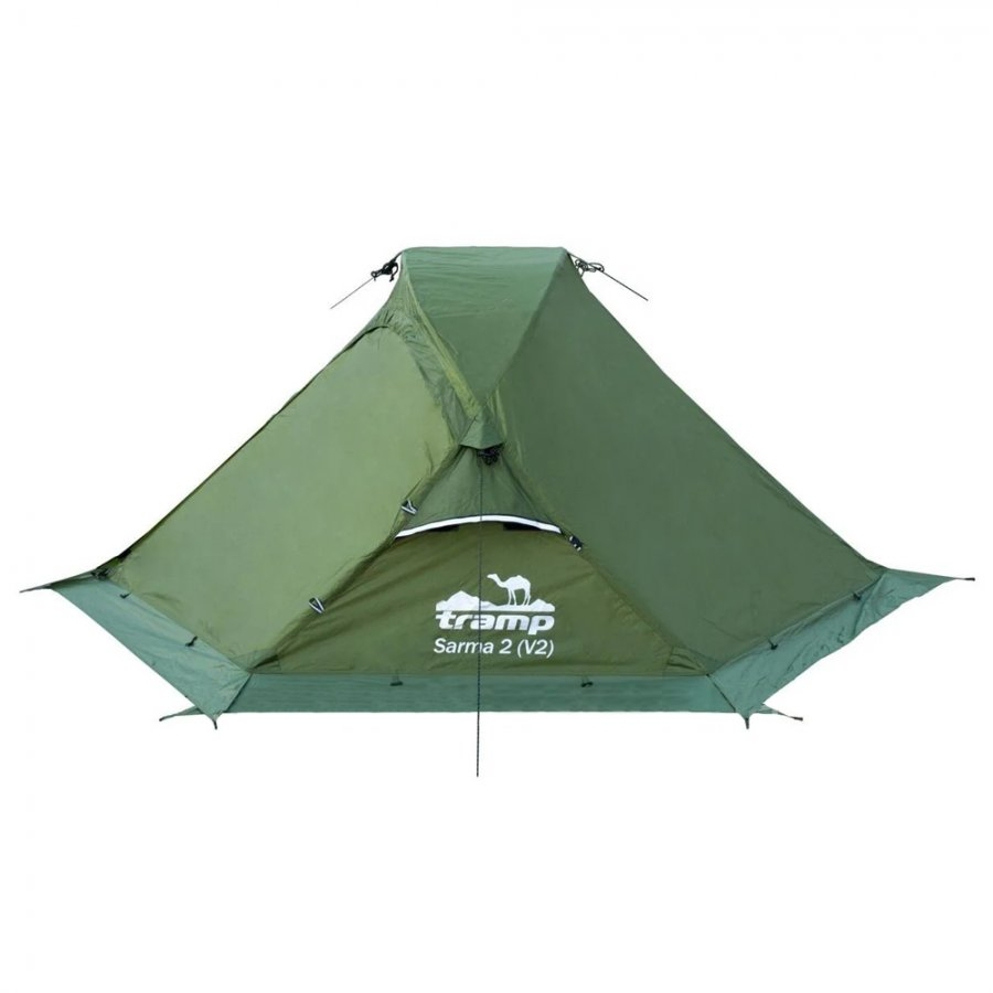 Экспедиционная палатка Tramp Sarma 2 (V2) (Зеленый), TRT-30-green