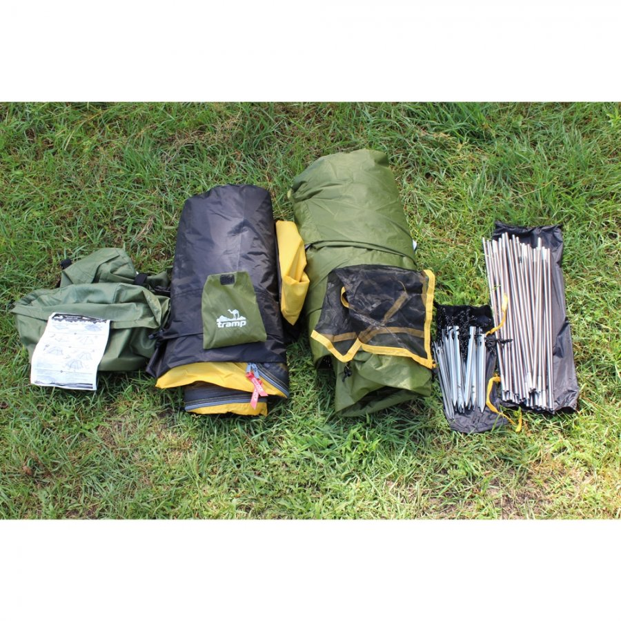 Tramp палатка Mountain 3 (V2) зеленый, TRT-23-green