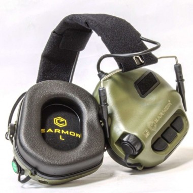 Наушники активные EARMOR M31-FG, зеленые