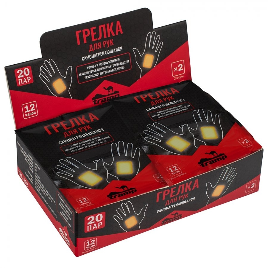 Tramp грелка для рук (шоубокс 20 пар) (95*55мм (20 пар))