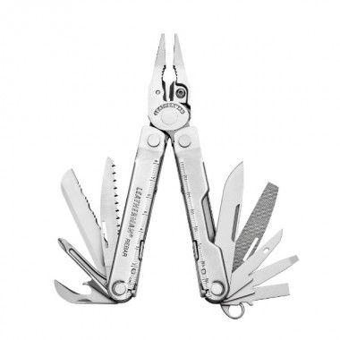 Мультитул LEATHERMAN Rebar Stainless, 17 инстр, 10,16см, чехол кожа