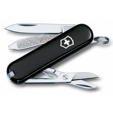 Нож перочинный Victorinox Classic (0.6223.3) 58 мм 7 функций черный