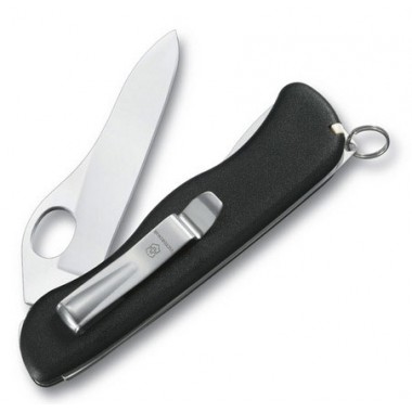 Нож перочинный Victorinox Sentinel One Hand (0.8413.M3) 111мм, 4 функции, черный карт.коробка