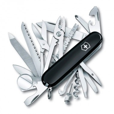Нож перочинный Victorinox SwissChamp (1.6795.3) 91 мм 33 функции черный