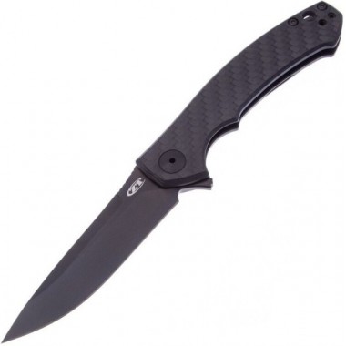 Нож складной ZERO TOLERANCE 0450CF, Carbon Black, CPM S35VN клинок черн. P 8,3 см