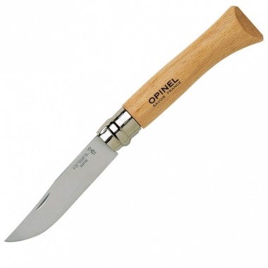 НОЖ OPINEL СЕРИИ TRADITION №06, КЛИНОК 7СМ., НЕРЖАВЕЮЩАЯ СТАЛЬ, РУКОЯТЬ - БУК (12 ШТ./УП.)