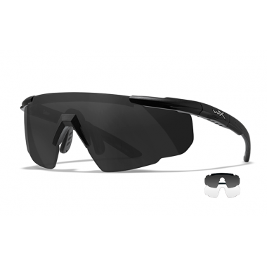 Очки защитные Wiley X Saber Advanced (Frame: Matte Black, Lens: Clear+Grey)