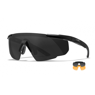 Очки защитные Wiley X Saber Advanced (Frame: Matte Black, Lens: Grey+Rust)