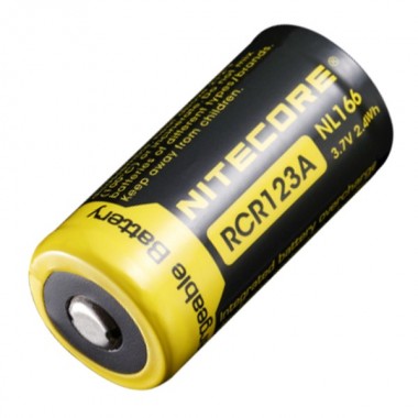 Аккумулятор NITECORE с защитой NL166 (RCR123/16340 Li-ion 3.7v 650mAH)