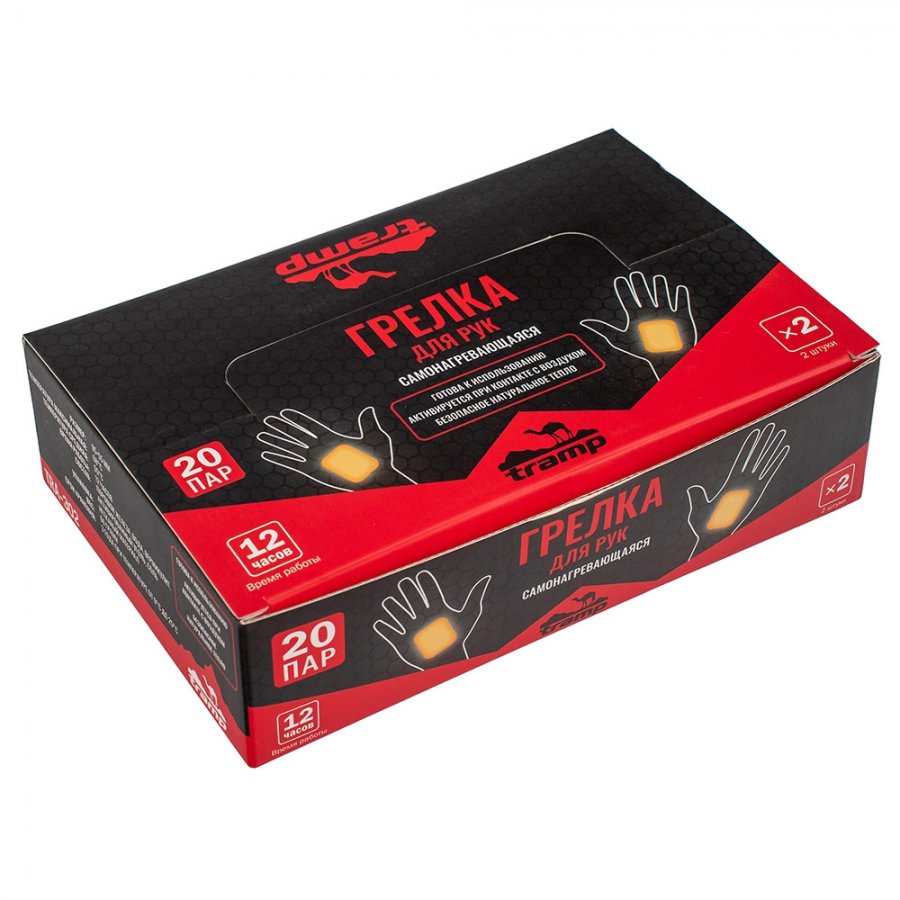 Tramp грелка для рук (шоубокс 20 пар) (95*55мм (20 пар))