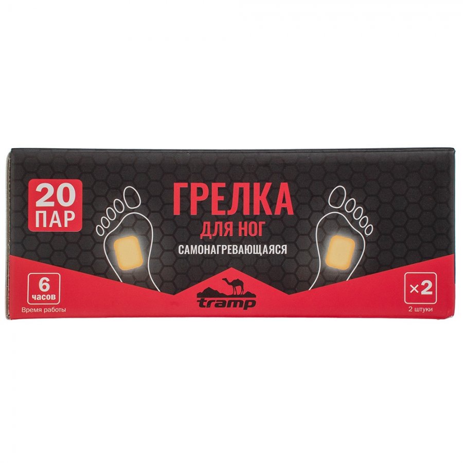 Tramp грелка для ног (шоубокс 20 пар) (95*70мм (20 пар))