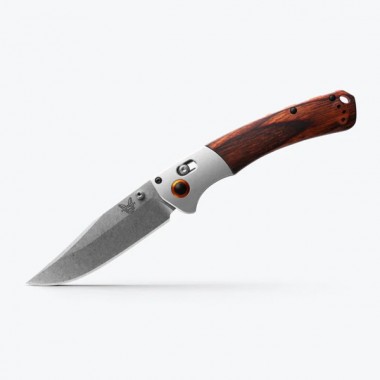 Нож складной BENCHMADE Crooked River, Wood, S30V клинок P 10,2 см