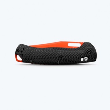 Нож складной BENCHMADE Taggedout, Carbon, Magnacut клинок оранж. P 8,8 см