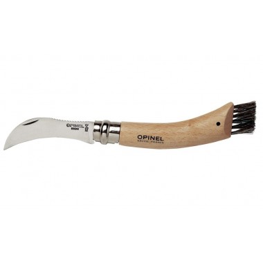 Нож грибника Opinel 8VRI, нерж. сталь, рукоять из бука, длина клинка 8 см