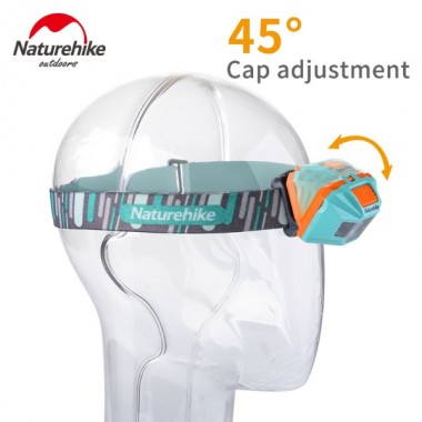 Фонарь налобный NATUREHIKE TD-02, 150lm, оранжево-серый