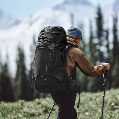Рюкзак туристический NATUREHIKE Helium, 70L(M), 95х31х23см, черный
