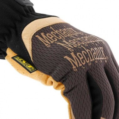 Защитные перчатки Mechanix Work Leather FastFit Brown