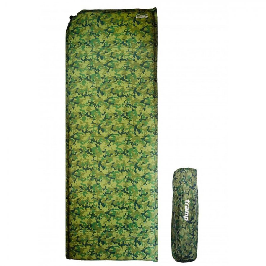 Tramp ковер самонадувающийся Connect Camo 5 cm (185*65*5 см)