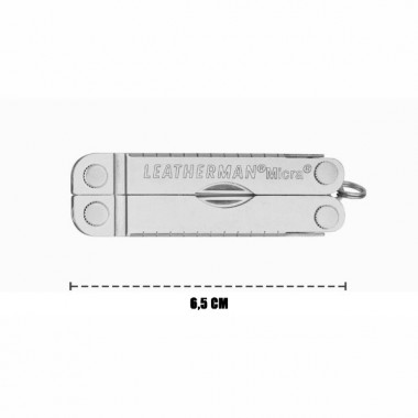 Мультитул LEATHERMAN Micra Navy, 10 инстр, 6,5см