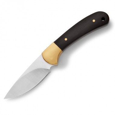 Нож BUCK 113 Ranger Skinner, Wood EbonyBrass, 420HC клинок P 7,9 см