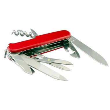Нож перочинный Victorinox Mountaineer (1.3743) 91мм, 18 функций, красный, карт.коробка