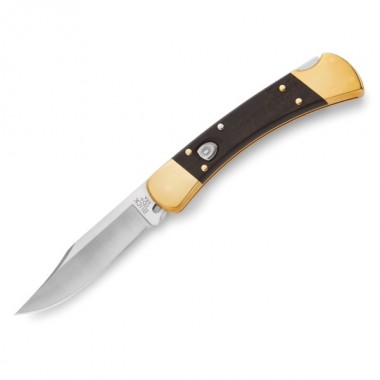 Нож складной BUCK 110 Auto, Wood Ebony/Brass, 420HC клинок P 9,5 см