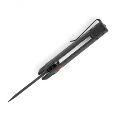 Нож складной BUCK 839 Mini Deploy Auto, Aluminum Gray, 154CM клинок черн. P 4,8 см