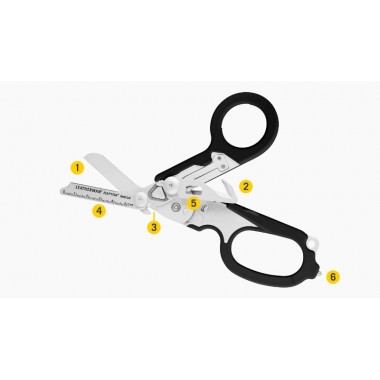 Мультитул LEATHERMAN Raptor black, 8 инстр, 12,7см, чехол пластик