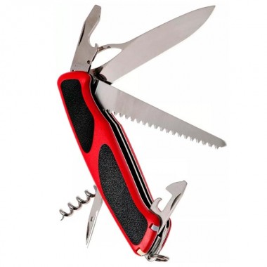 Нож перочинный Victorinox RangerGrip 79 (0.9563.MC) 130 мм 12 функций красный/черный