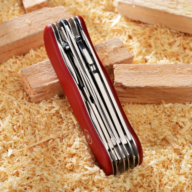 Нож перочинный Victorinox Work Champ (0.8564), 111мм, 21 ф., красный