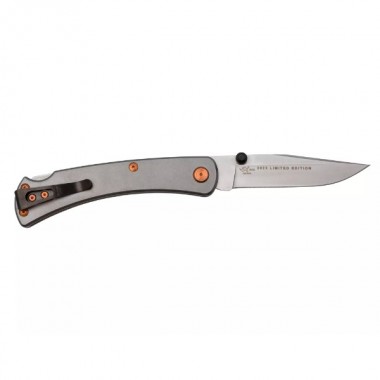 Нож складной BUCK 110 Slim Pro TRX Titanium, Titan Gray, S45VN клинок P 9,5 см