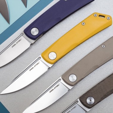 Нож складной Real Steel Luna Lite Orange 