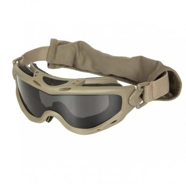 Маска защитная Wiley X WX Spear, clear+grey, tan frame