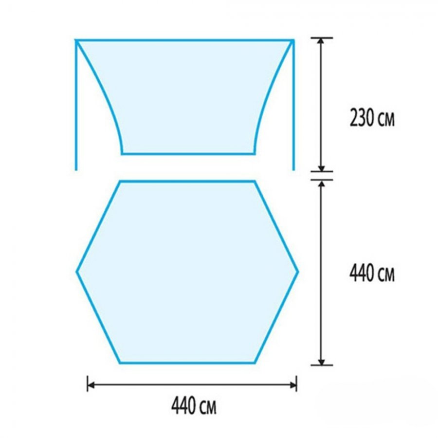 Tramp Lite палатка Tent blue (синий), 4743131055414