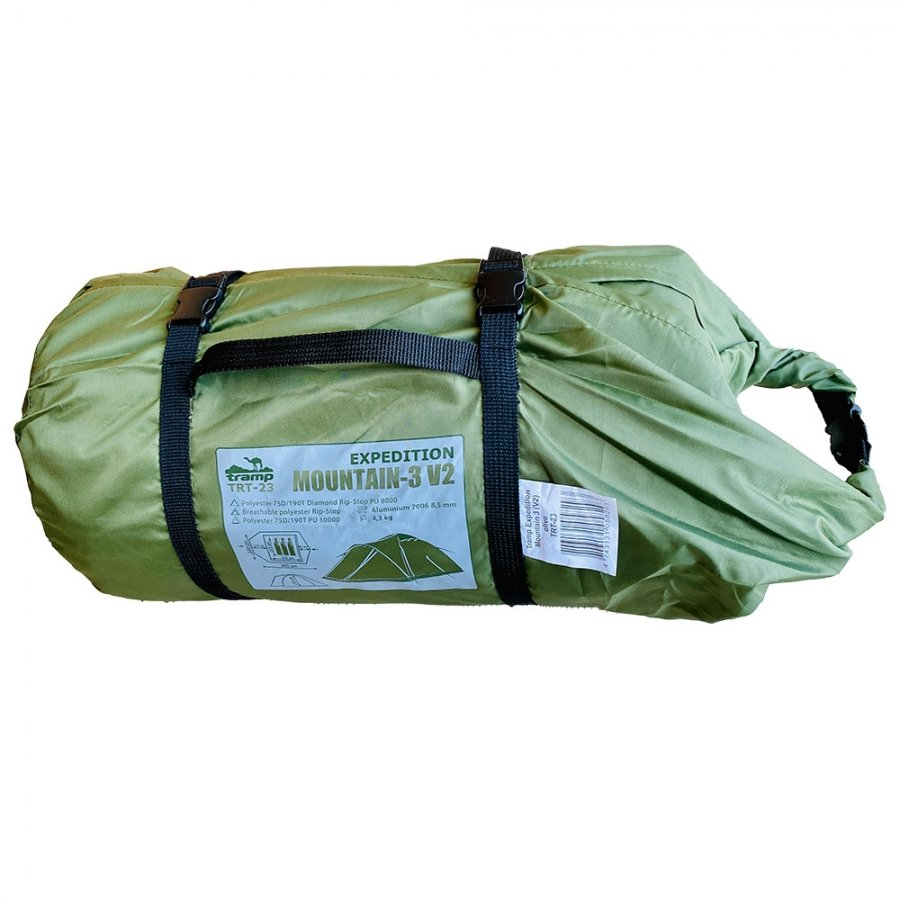Tramp палатка Mountain 3 (V2) зеленый, TRT-23-green