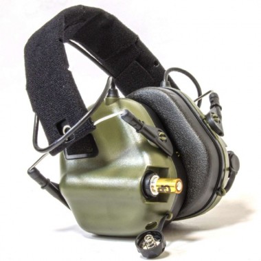 Наушники активные EARMOR M31-FG, зеленые