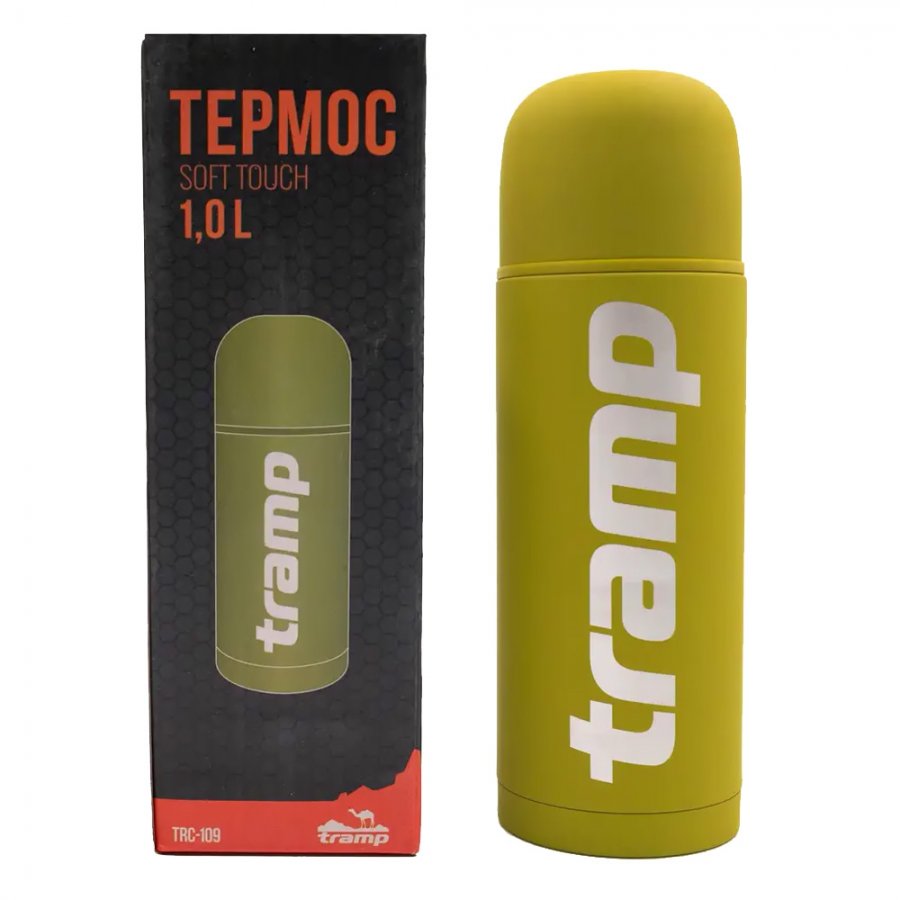 Tramp термос Soft Touch 1,0 л. (Оранжевый)