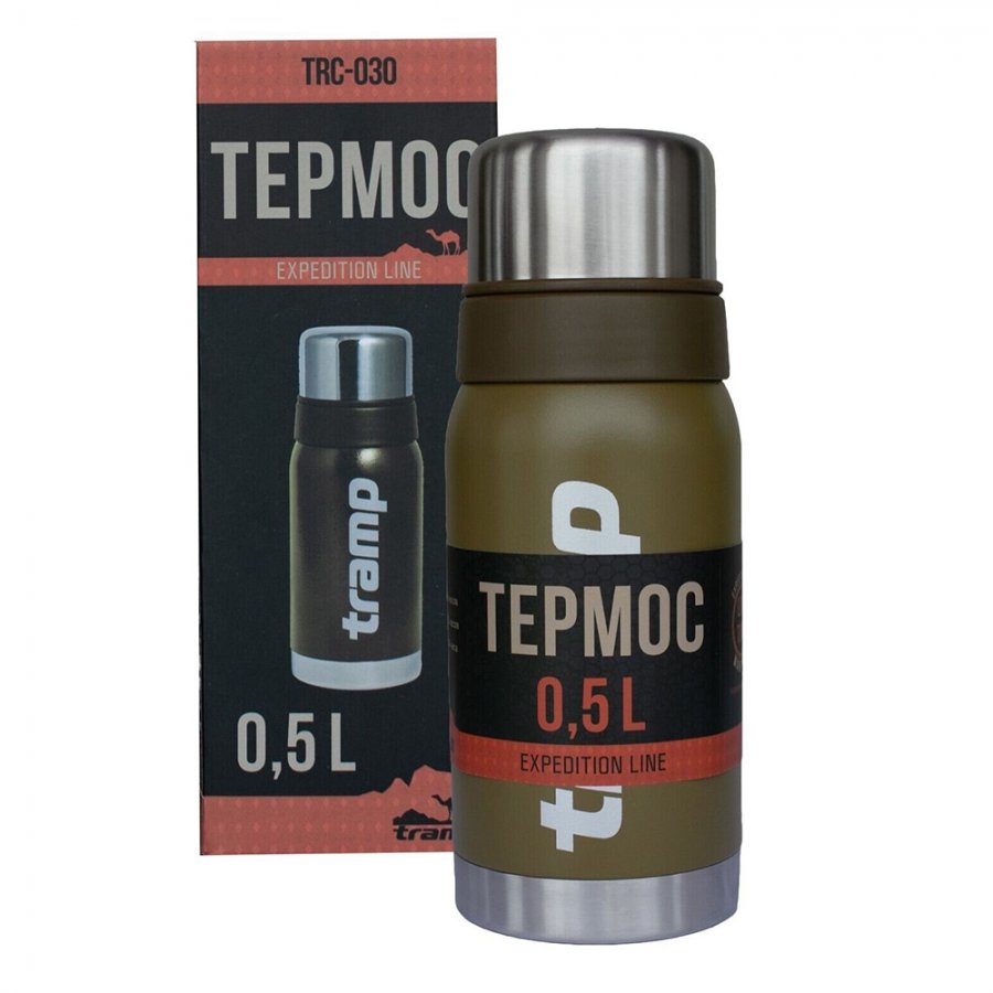 Tramp термос 0,5 л (оливковый)