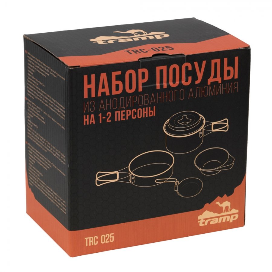 Tramp набор посуды TRC-025 (анодированный алюминий)