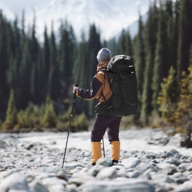 Рюкзак туристический NATUREHIKE Helium, 70L(M), 95х31х23см, черный