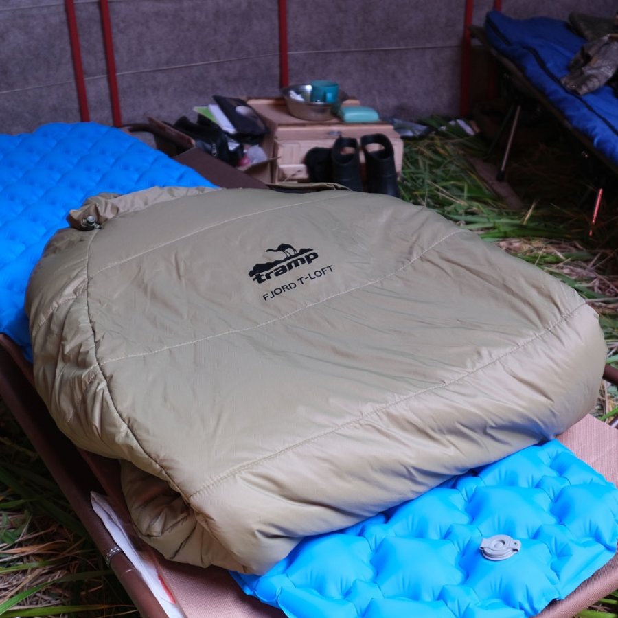 Tramp мешок спальный  Fjord T-Loft Compact (правый, оливковый)