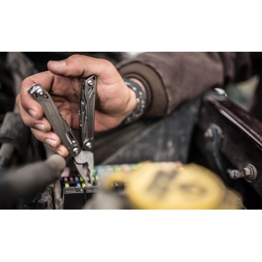 Мультитул LEATHERMAN Wingman Stainless, 14 инстр, 10см, чехол нейлон