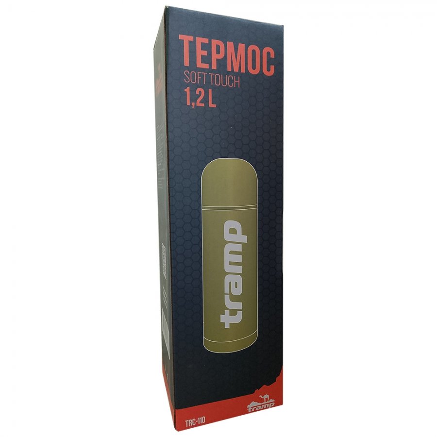 Tramp термос Soft Touch 1,2 л. (Оранжевый)