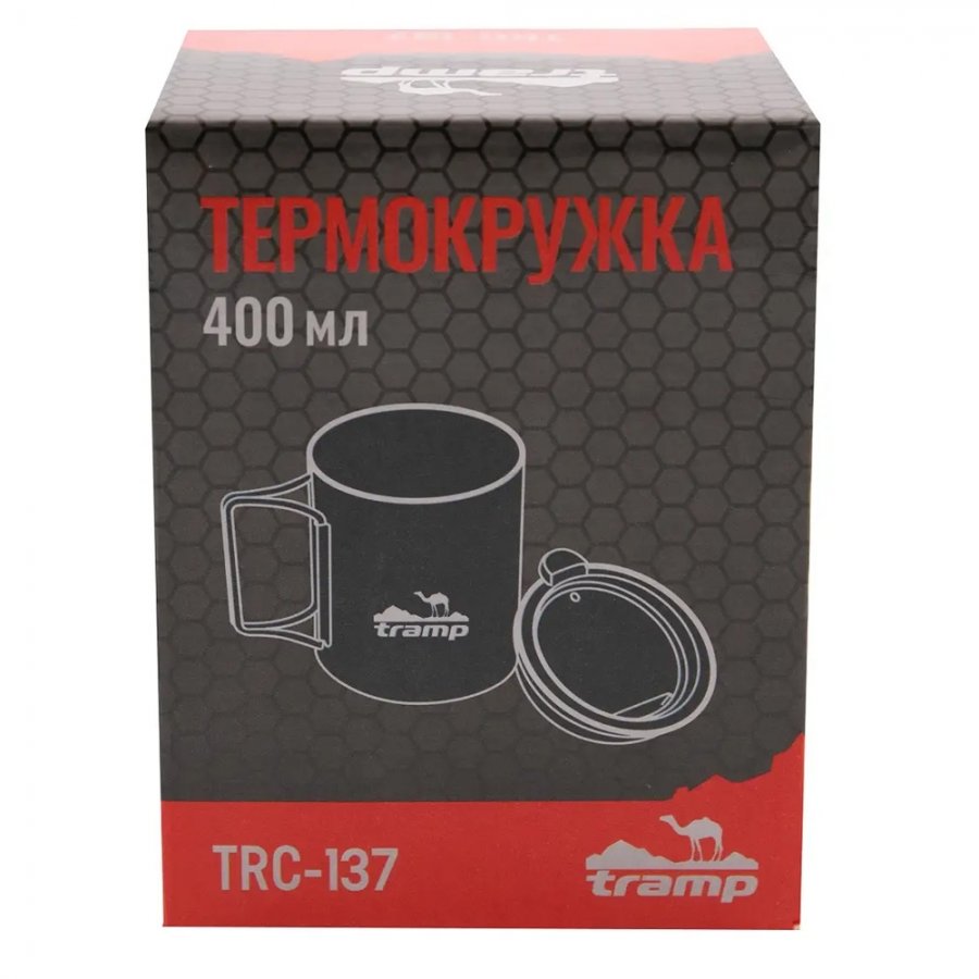 Tramp термокружка со складными ручками и поилкой TRC-137.17 (терракотовый)